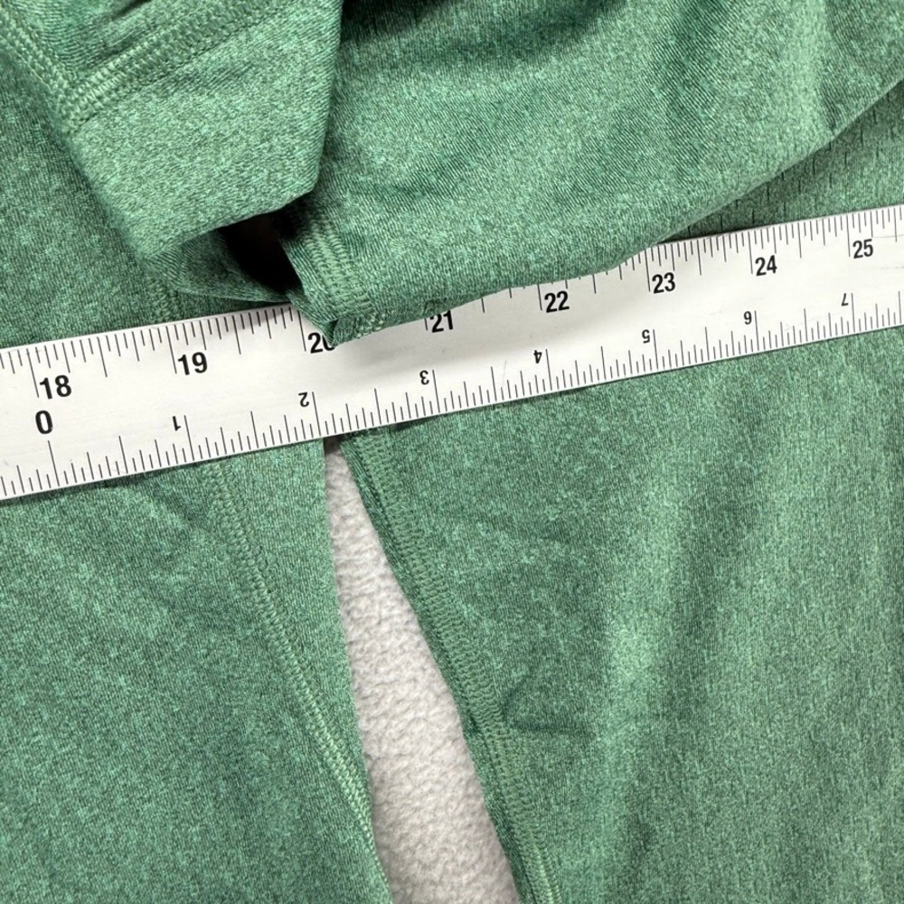 REI Co-op Midweight Base Layer Shirt men's Medium Green Quarter Zip Pullover - Picture 5 of 9